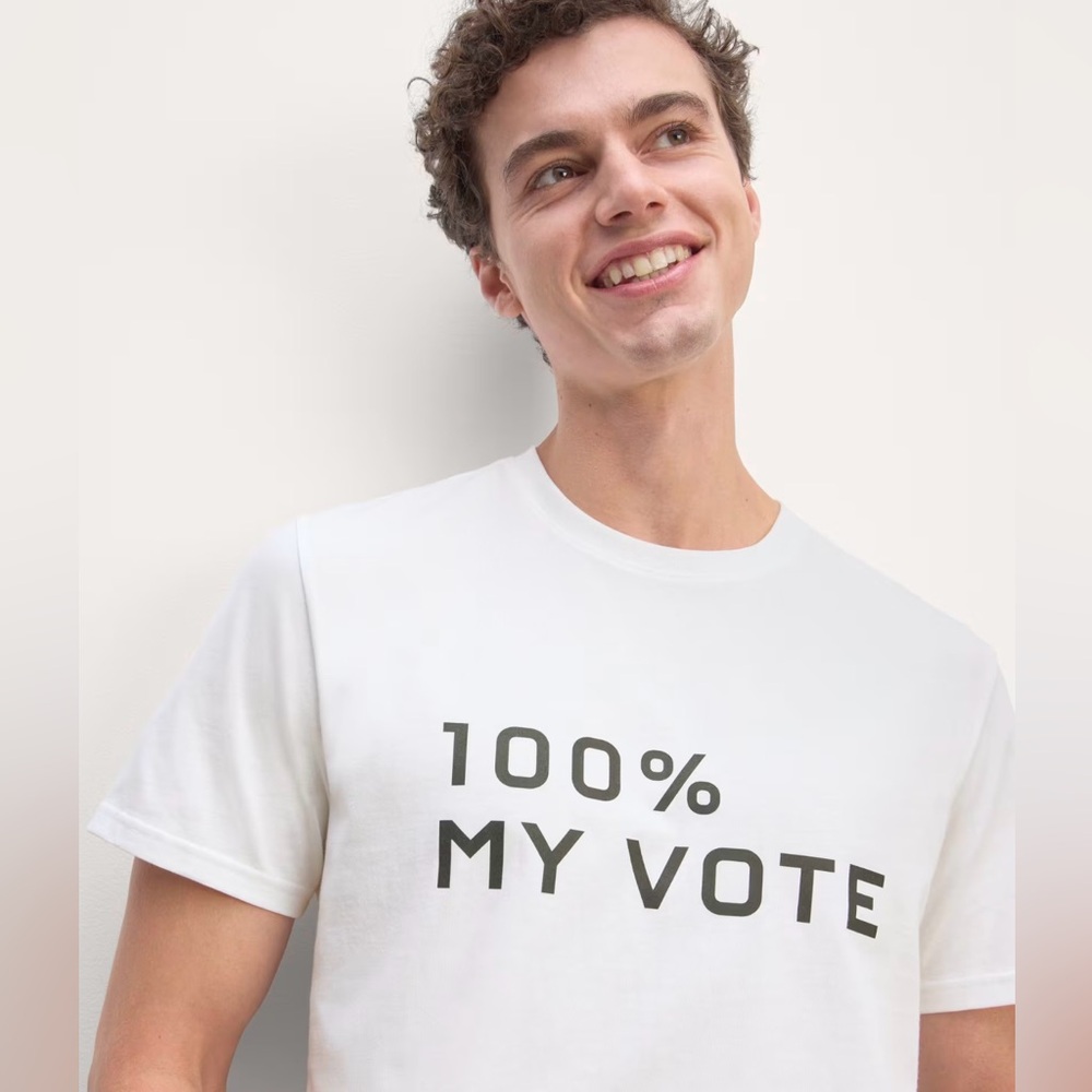 EVERLANE The Voter Tee in Essential Cotton
